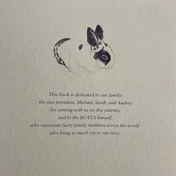 NWOT Bunny book from vice president - Picture 4 of 6